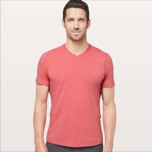 lululemon 5 Year Basic V Vintage Vermillion Sz XL